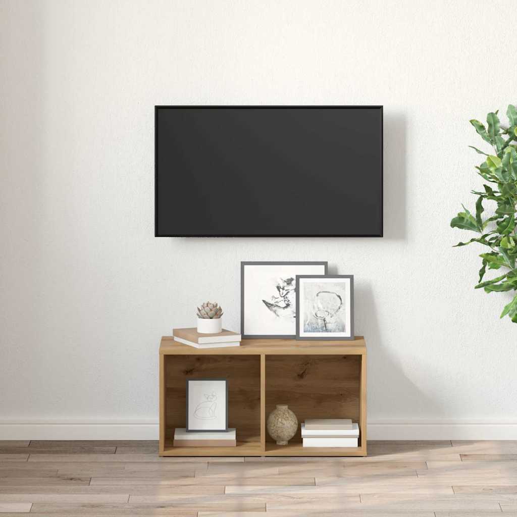 Set TV komoda Zidne Smeđa 72 x 35 x 37 cm Konstruirano drvo