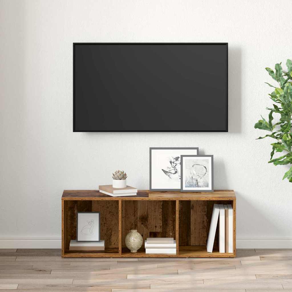 Set TV komoda Zidne Smeđa 72 x 35 x 37 cm Konstruirano drvo