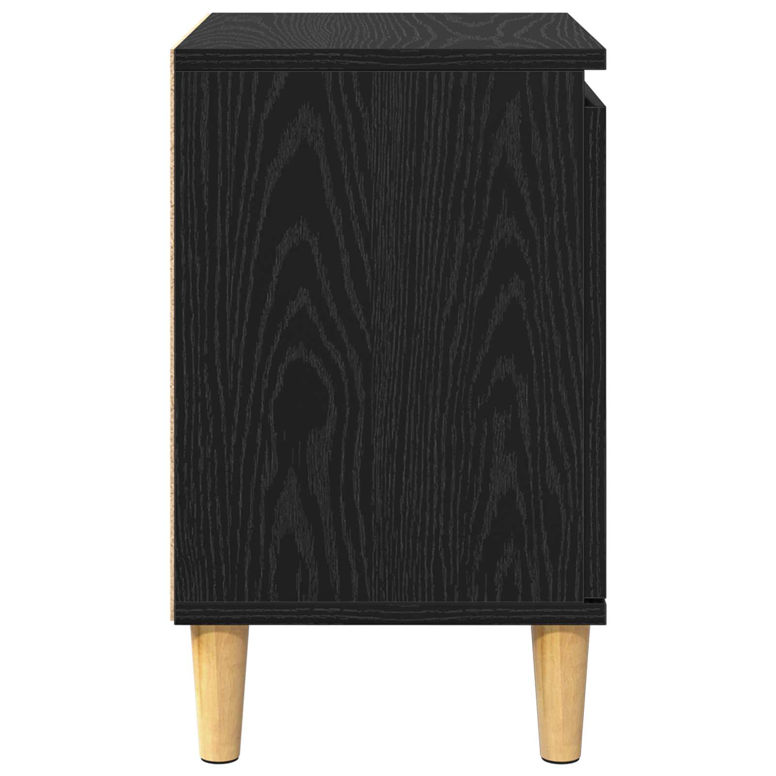 Noćni ormar Crni hrast 40 x 30 x 50 cm Konstruirano drvo