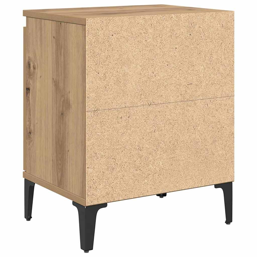 Noćni ormar Umjetnički hrast 40 x 30 x 50 cm Konstruirano drvo