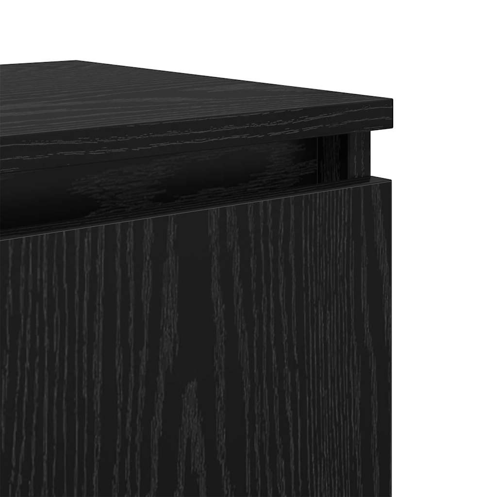 Noćni ormar Crni hrast 40 x 30 x 50 cm Konstruirano drvo