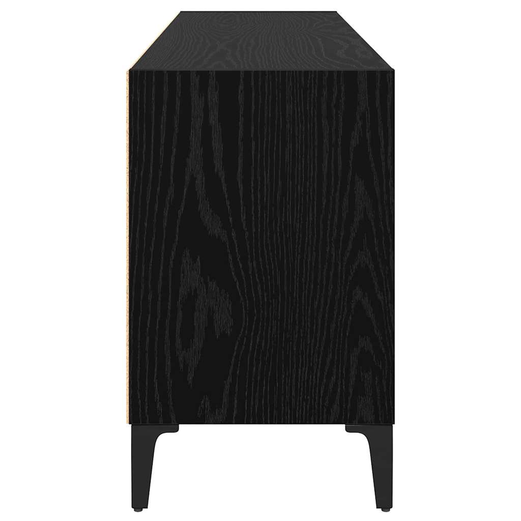 Set TV komoda Zidne Crna 103,5 x 30 x 50 cm Konstrukcijsko drvo