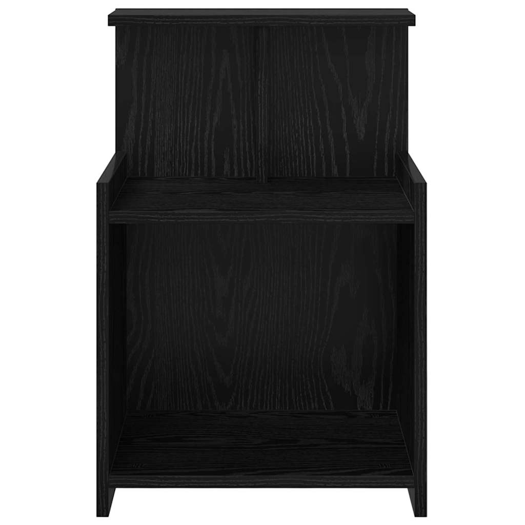 Noćni ormar 2 pcs Crni hrast 40 x 35 x 60 cm Konstruirano drvo
