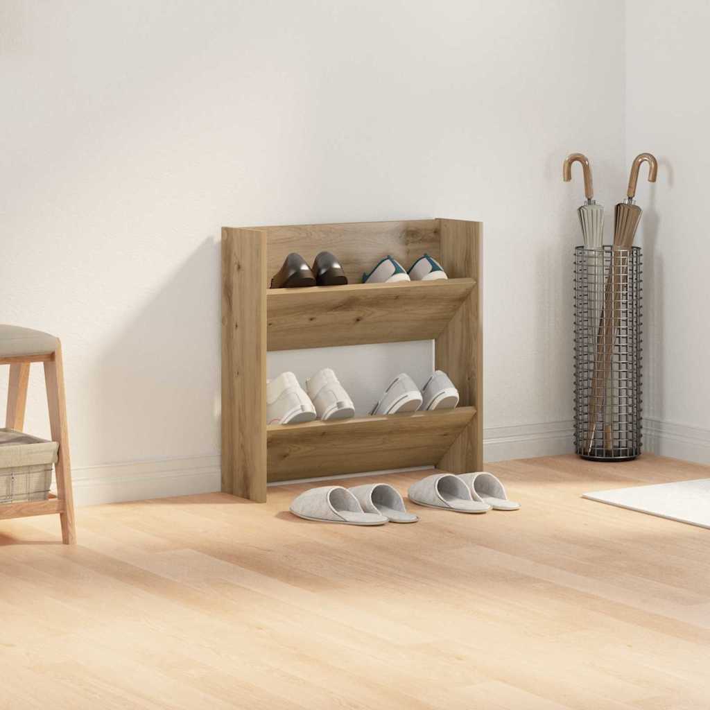 Ormar za cipele s policom Umjetnički hrast 60 x 18 x 60 cm