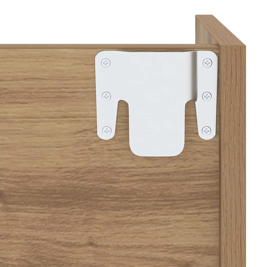 Ormar za cipele Zidne 2 pcs Umjetnički hrast 60 x 18 x 90 cm