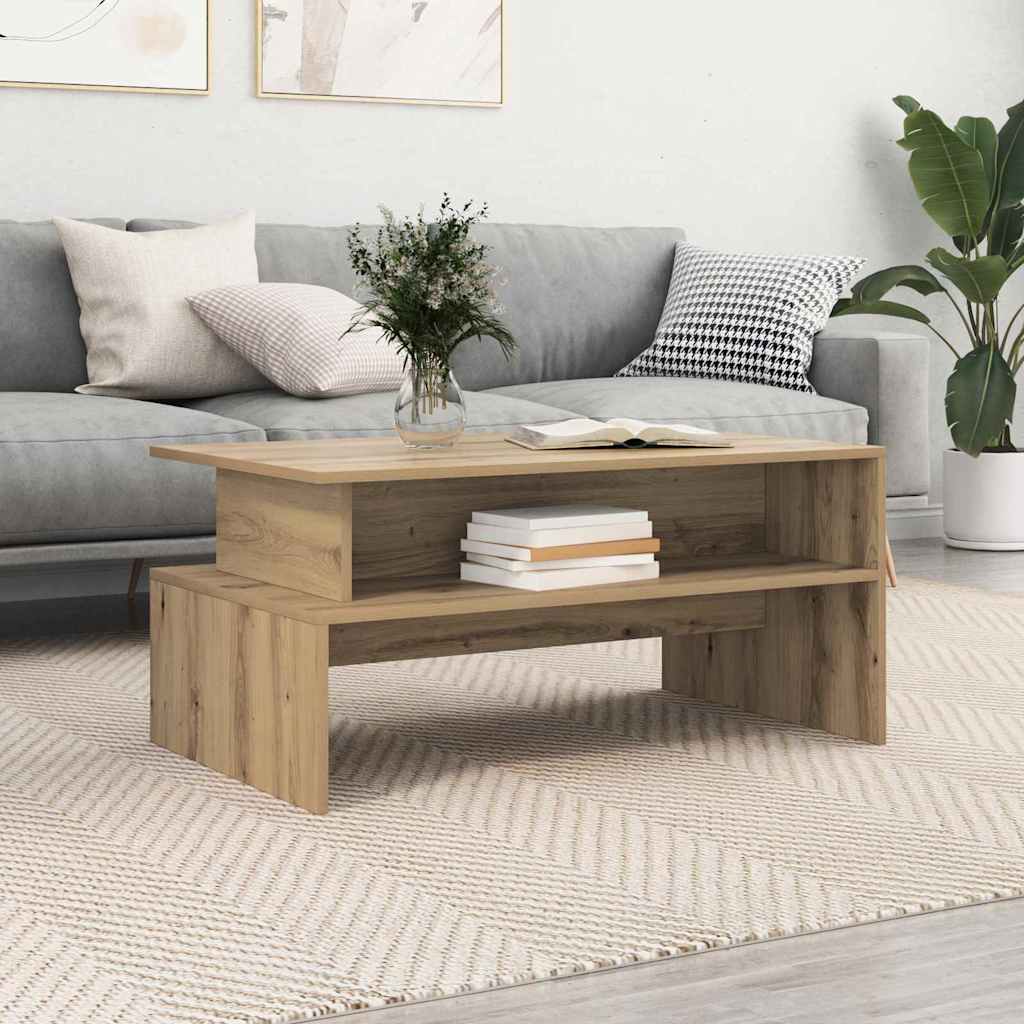 Kava Stol Umjetnički hrast 90 x 55 x 42,5 cm Konstruirano drvo