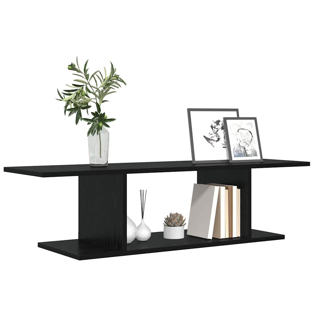 Set TV komoda Zidne Crna 103 x 30 x 26,5 cm Konstruirano drvo