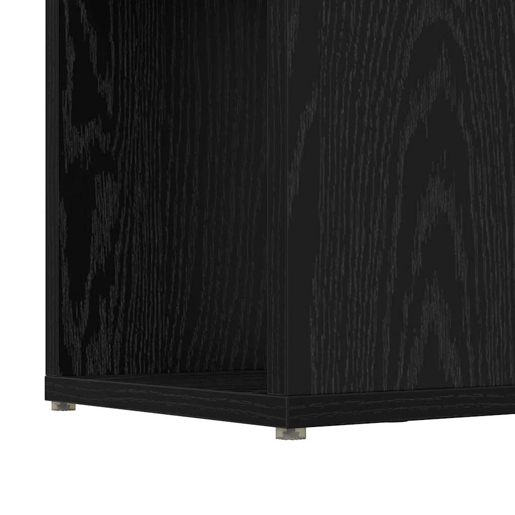 Set TV komoda Zidne Crna 60 x 24 x 156 cm Konstruirano drvo