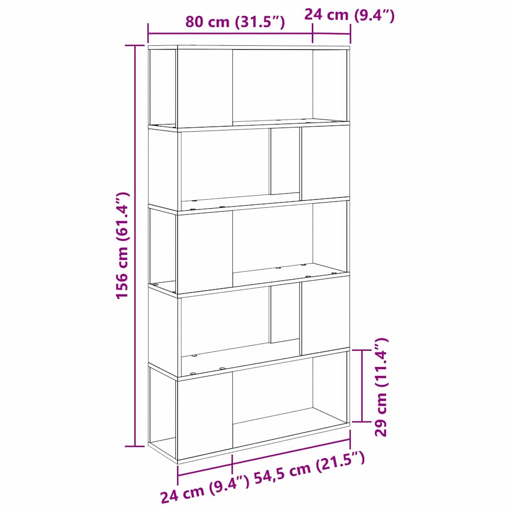 Set TV komoda Zidne Smeđa 80 x 24 x 156 cm Konstruirano drvo