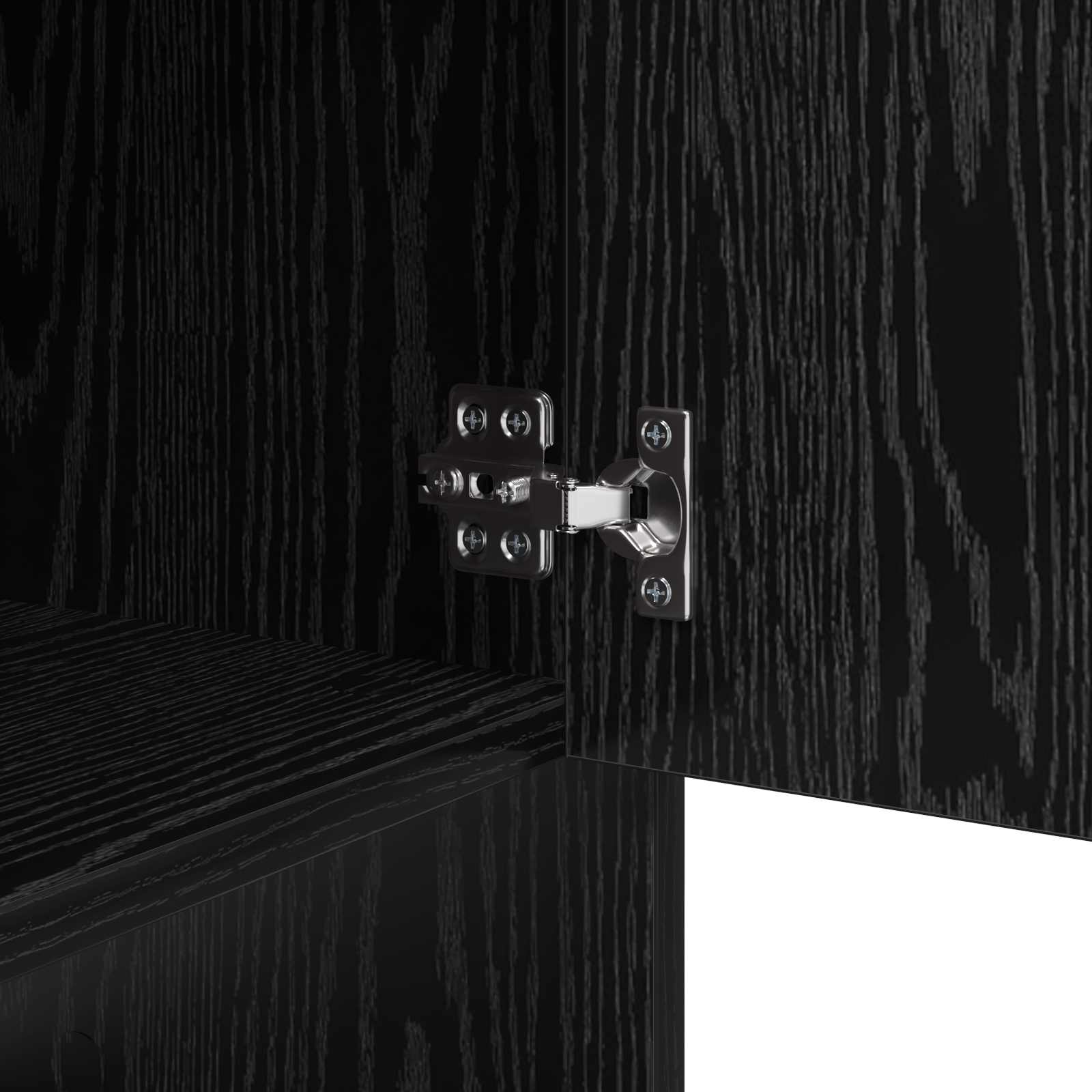 Kreveta Crni hrast 97 x 29 x 75 cm Konstruirano drvo
