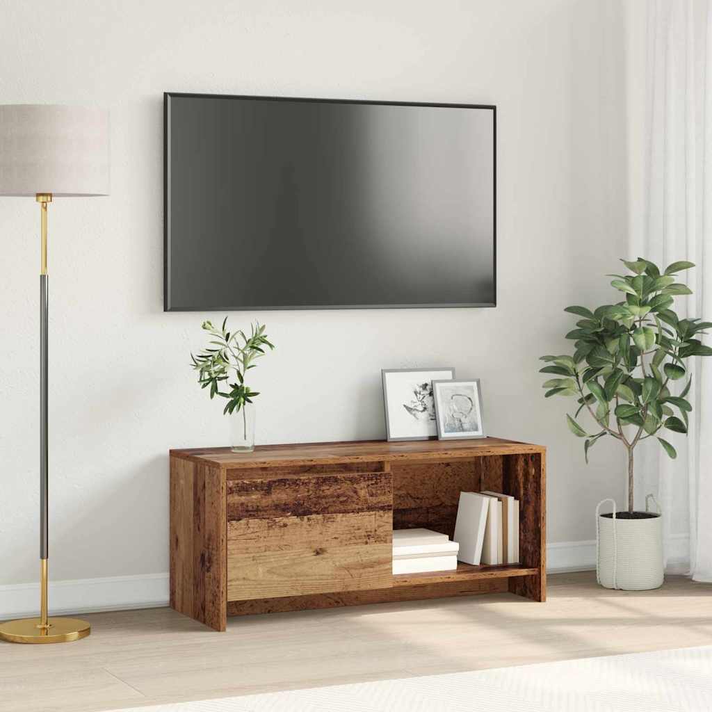 Set TV komoda Staro drvo 90 x 35 x 40 cm Konstruirano drvo