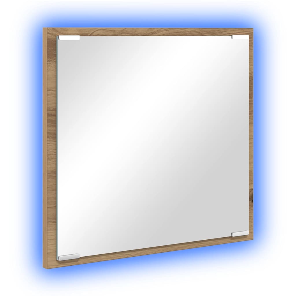 LED kupaonsko ogledalo Zidne Umjetnički hrast 40 x 37 x 8.5 cm