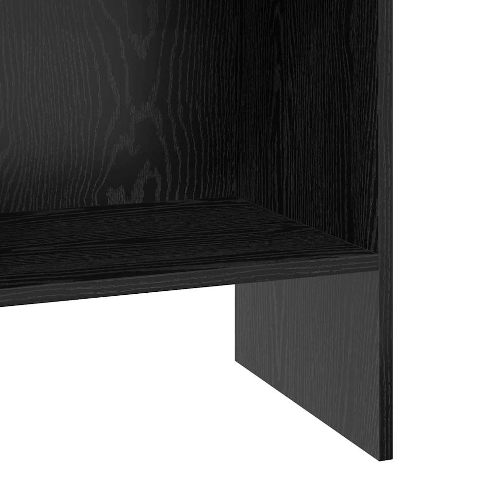 Ormarić za knjige Crni hrast 40 x 35 x 180 cm Konstruirano drvo