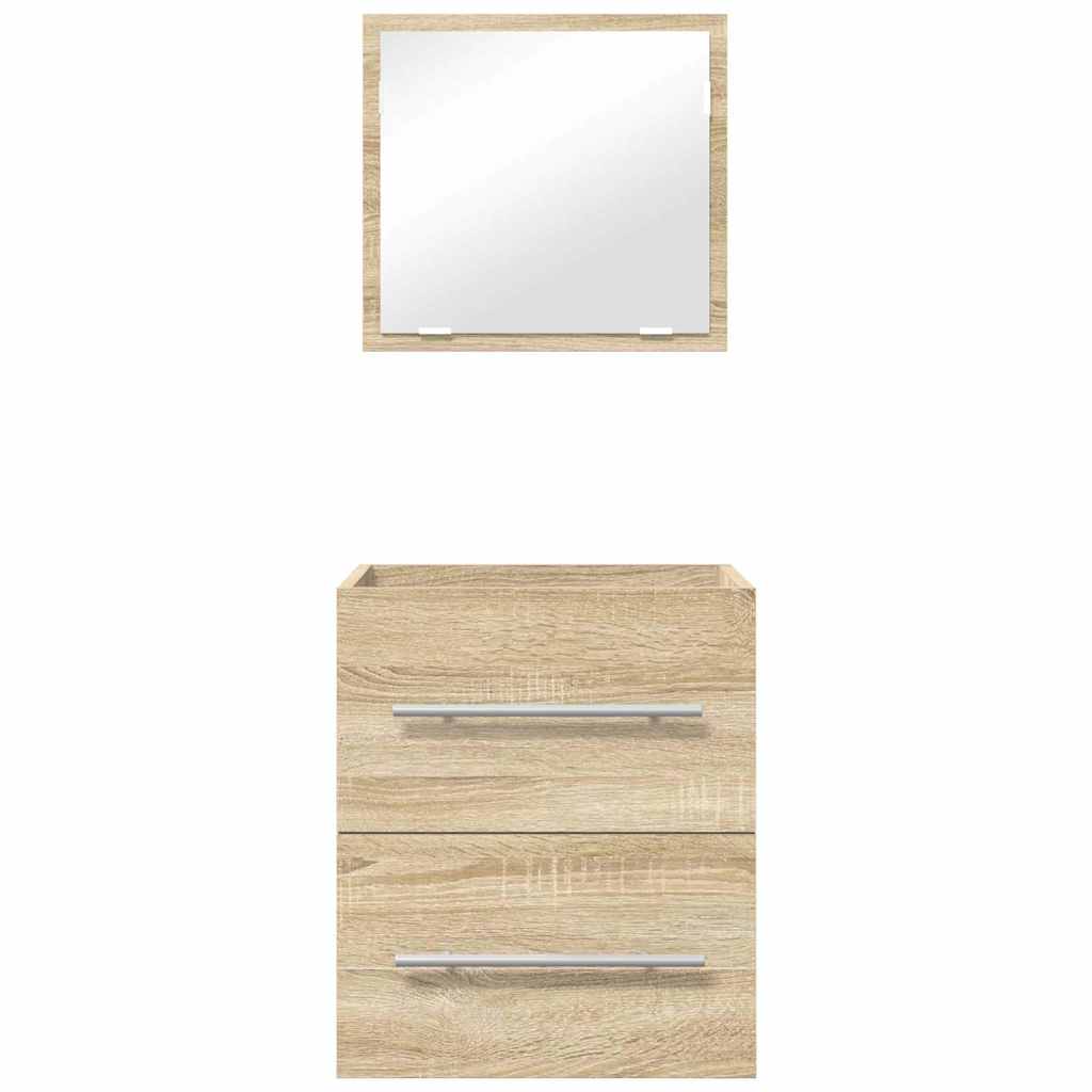 Set namještaja za kupaonicu s ladicama Smeđa 41 x 38,5 x 48 cm