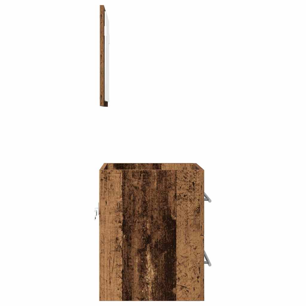 Set namještaja za kupaonicu s ladicama Smeđa 41 x 38,5 x 48 cm