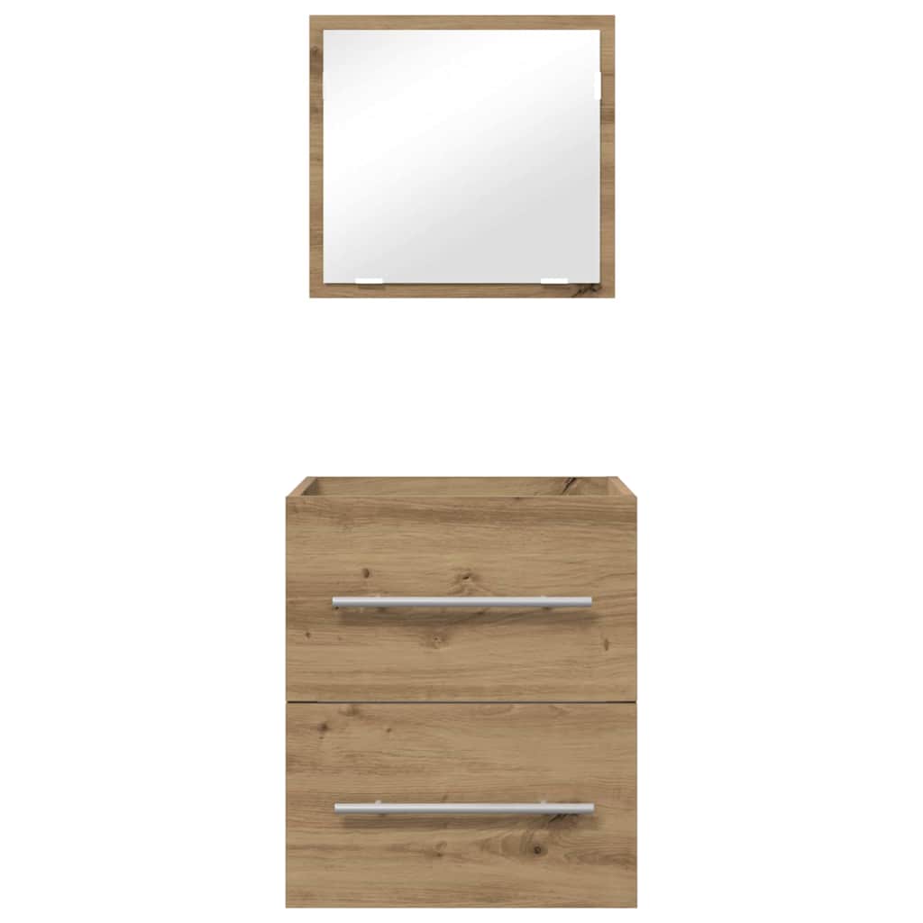 Set namještaja za kupaonicu s ladicama Smeđa 41 x 38,5 x 48 cm