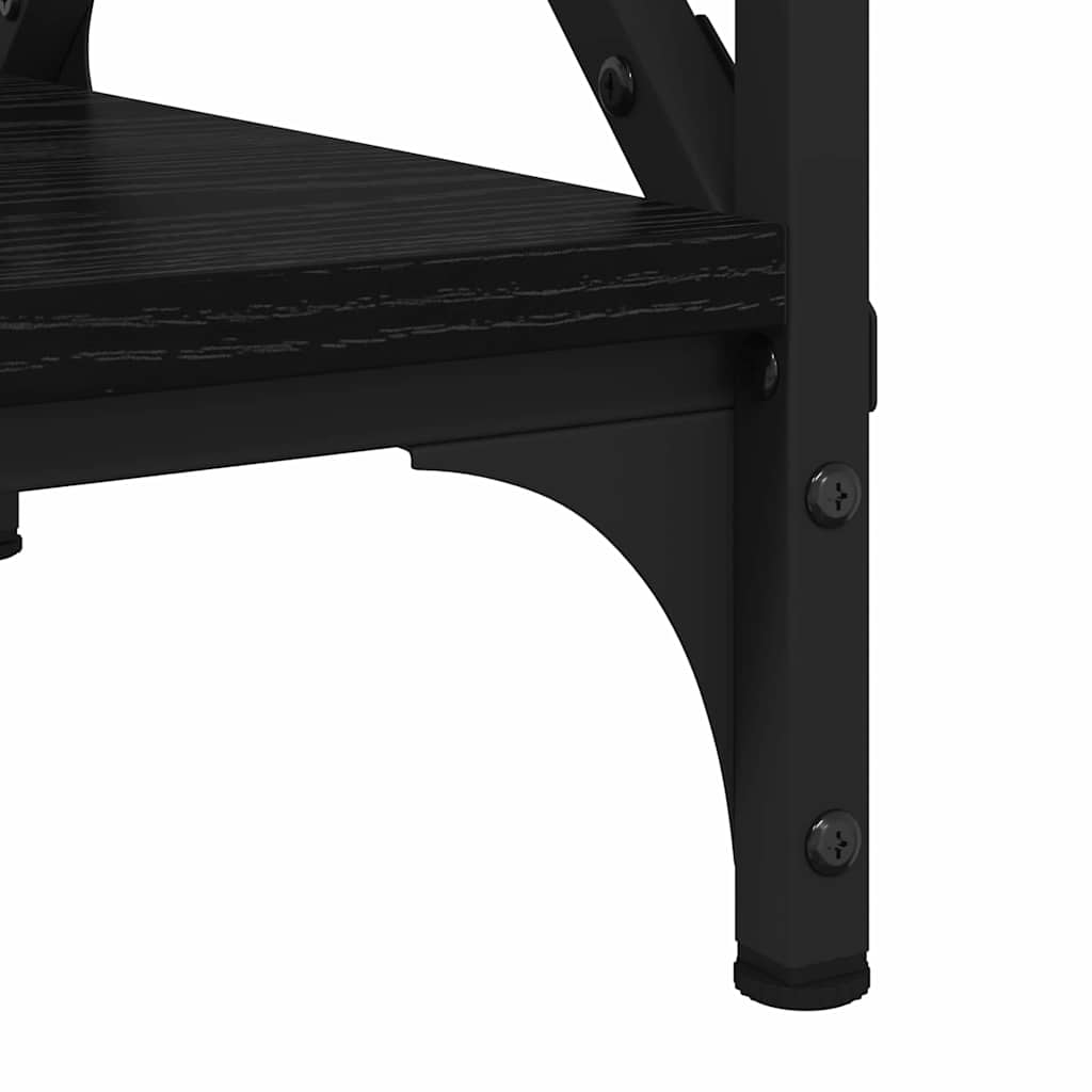 Bocni stol Crni hrast 55 x 38 x 45 cm Konstruirano drvo