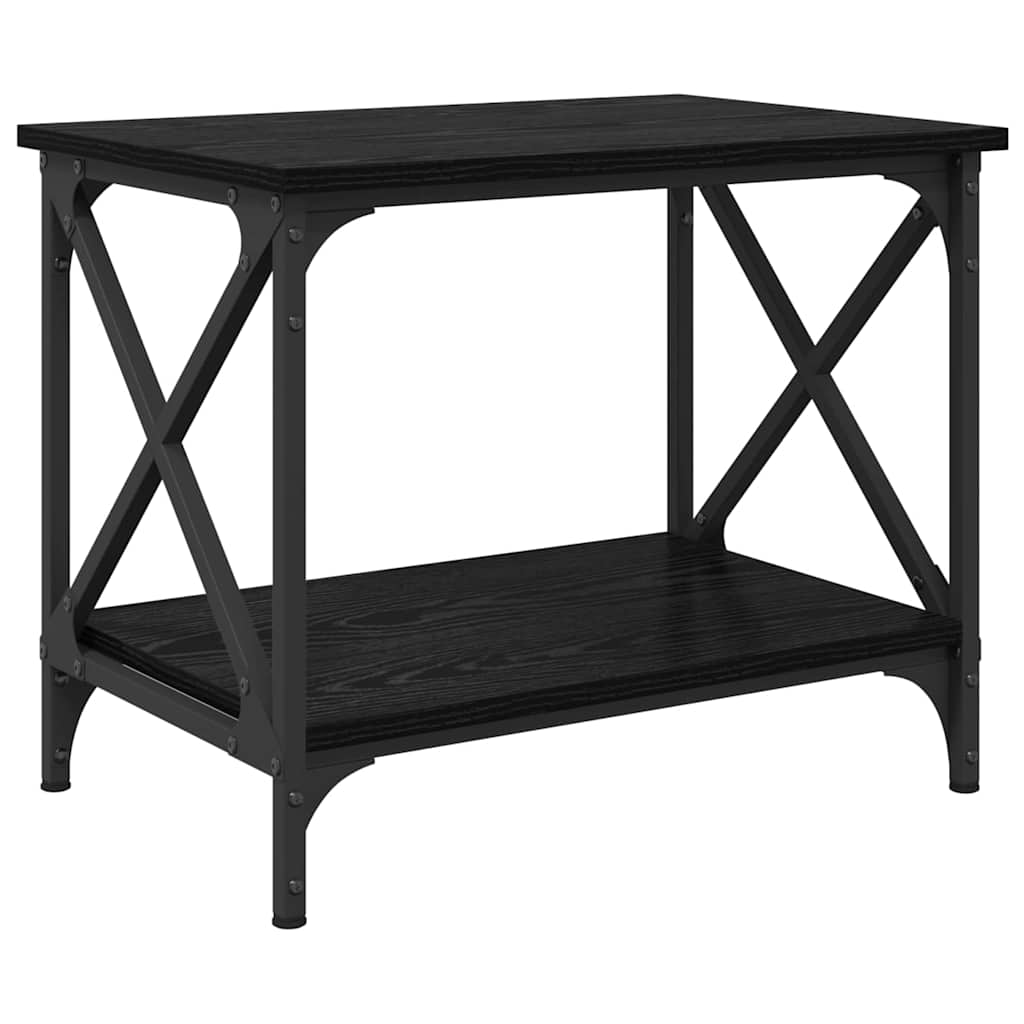 Bocni stol Crni hrast 55 x 38 x 45 cm Konstruirano drvo
