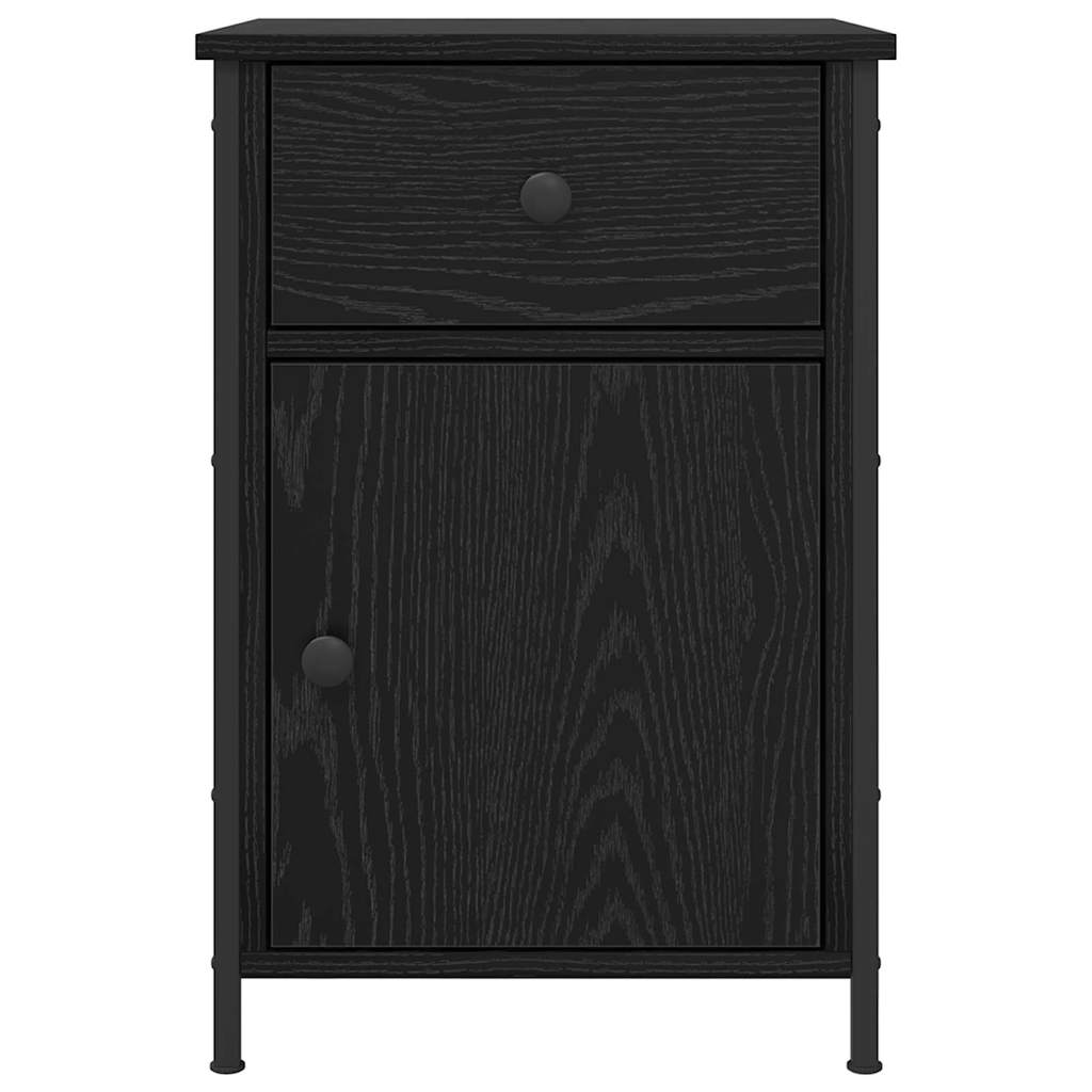 Noćni ormar 2 pcs Crni hrast 40 x 42 x 60 cm Konstruirano drvo