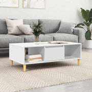 Kava Stol Bijelo 102 x 55 x 35 cm Konstruirano drvo