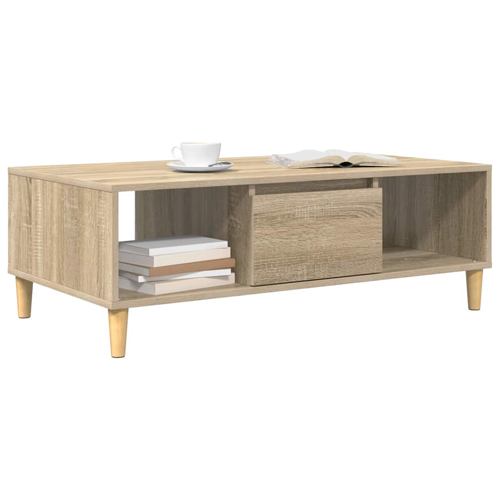 Kava Stol Sonoma hrast 102 x 55 x 35 cm Konstruirano drvo