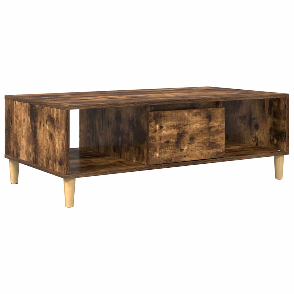 Kava Stol Dimljeni hrast 102 x 55 x 35 cm Konstruirano drvo