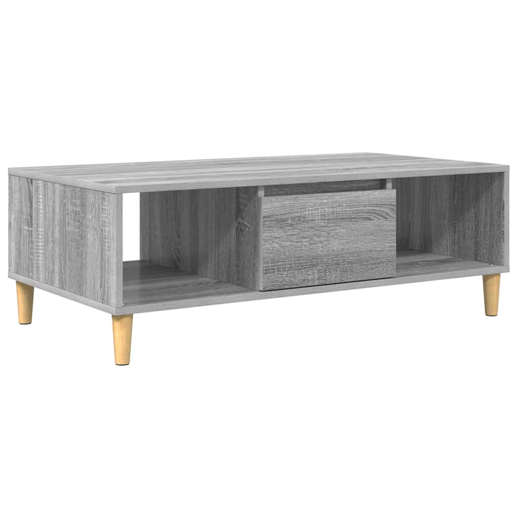 Kava Stol Siva Sonoma 102 x 55 x 35 cm Konstruirano drvo