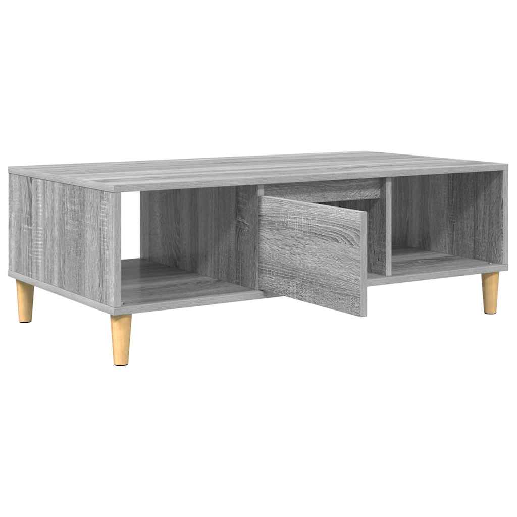 Kava Stol Siva Sonoma 102 x 55 x 35 cm Konstruirano drvo