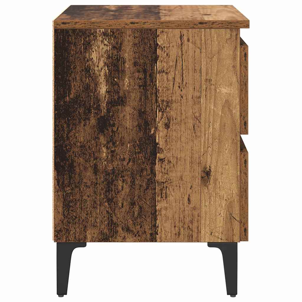 Noćni ormar Staro drvo 40 x 35 x 50 cm Konstruirano drvo