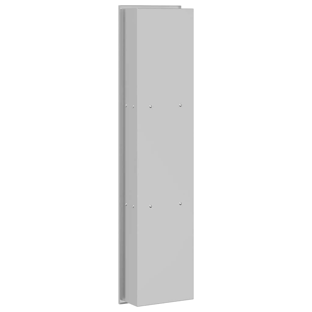 Ničica za tuš Srebrno 90 x 20 x 9,5 cm Nehrđajući čelik
