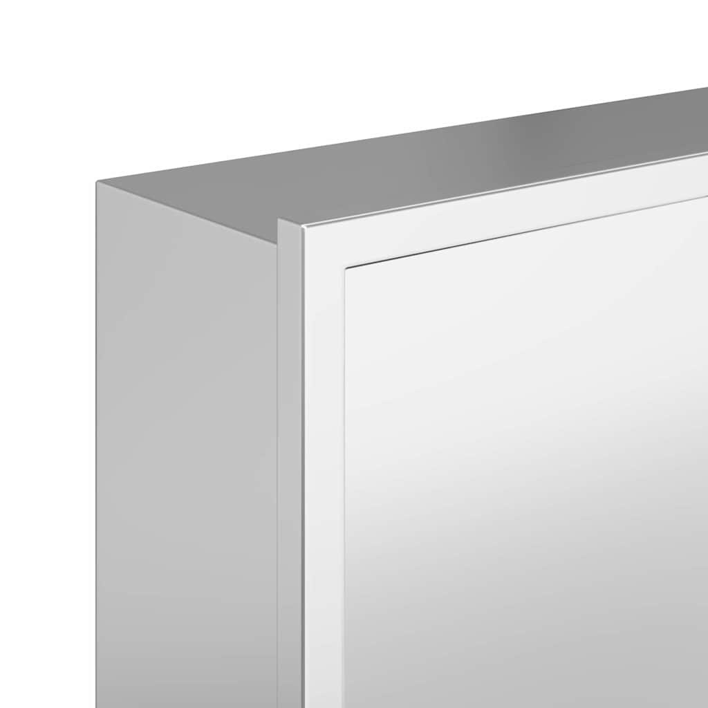 Ničica za tuš Srebrno 90 x 30 x 9,5 cm Nehrđajući čelik