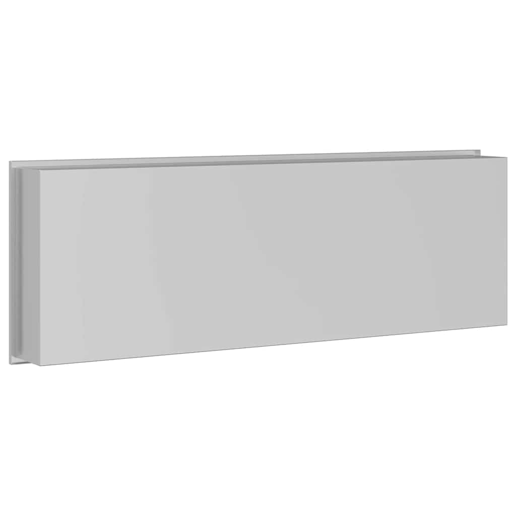 Ničica za tuš Srebrno 90 x 30 x 9,5 cm Nehrđajući čelik
