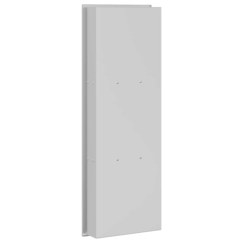 Ničica za tuš Srebrno 90 x 30 x 9,5 cm Nehrđajući čelik