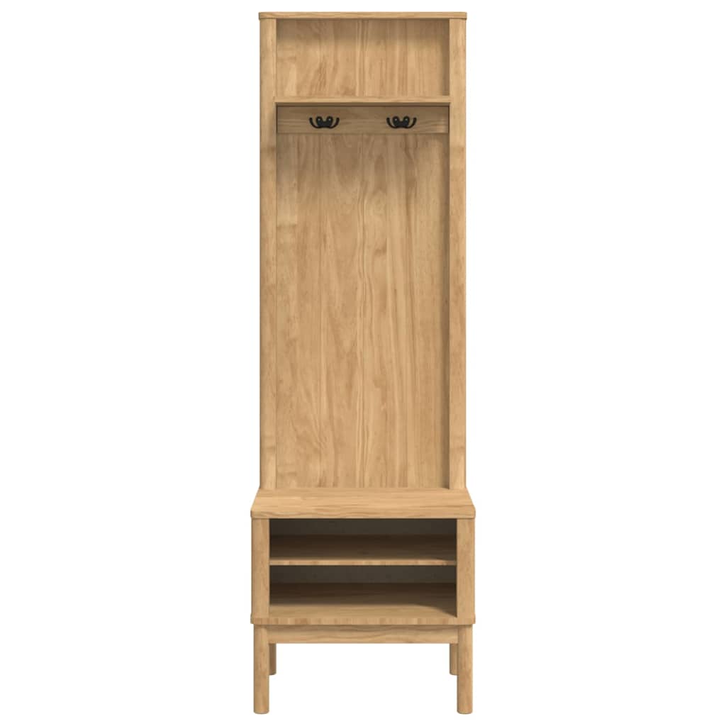 Ormar za hodnik s policom FLORO Vosak smeđa 50 x 40 x 158 cm
