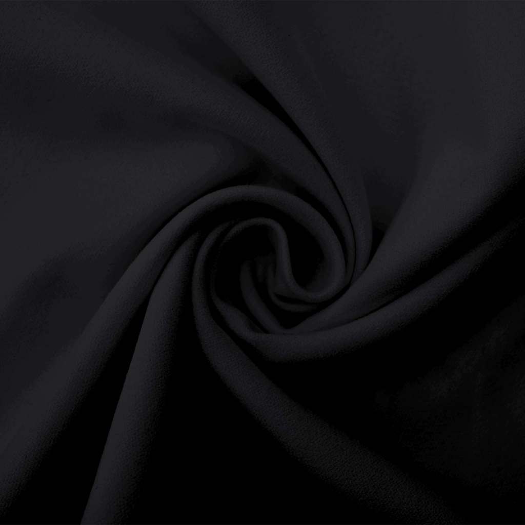 Sportski Ručnici 2 pcs Crna 100 x 50 cm Poliester i poliamid