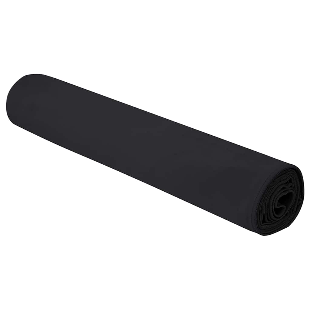 Sportski Ručnici 2 pcs Crna 180 x 90 cm Poliester i poliamid