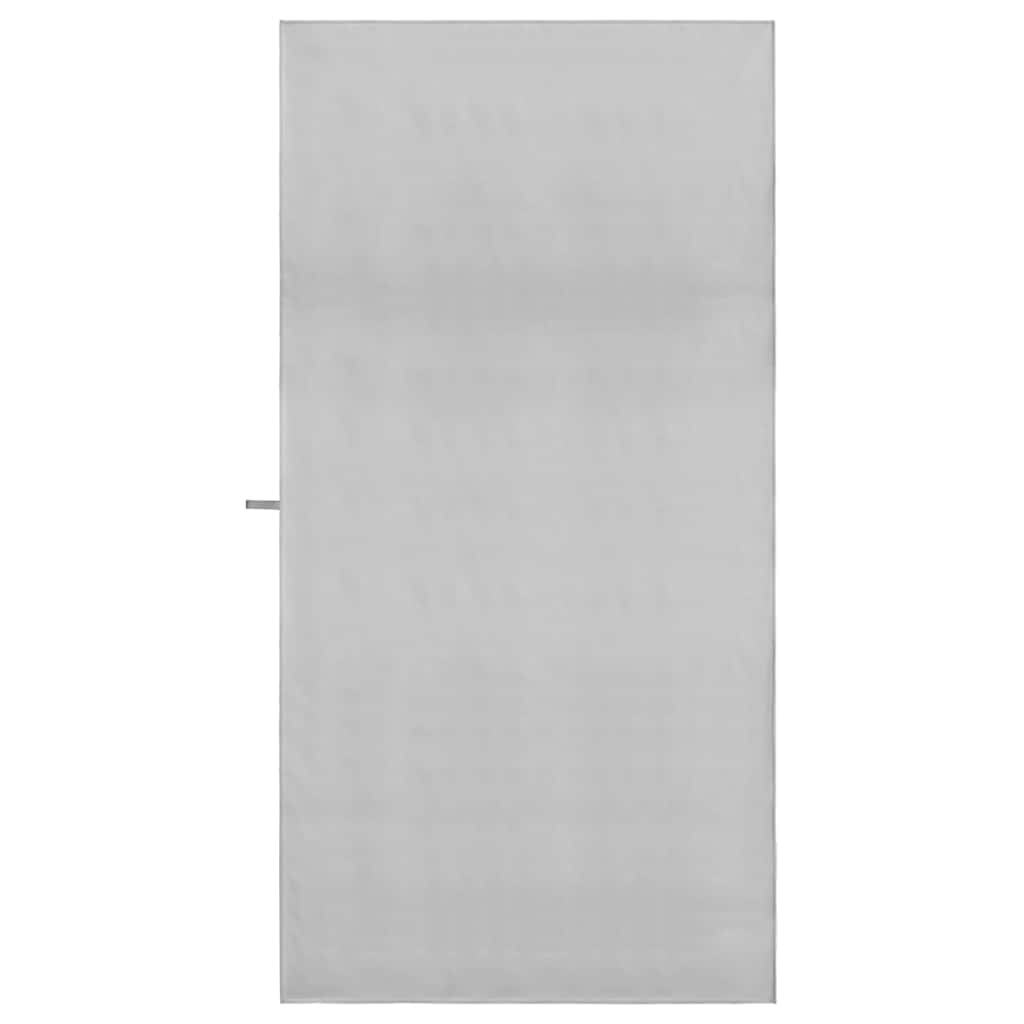 Sportski Ručnici 2 pcs Siva 200 x 100 cm Poliester i poliamid