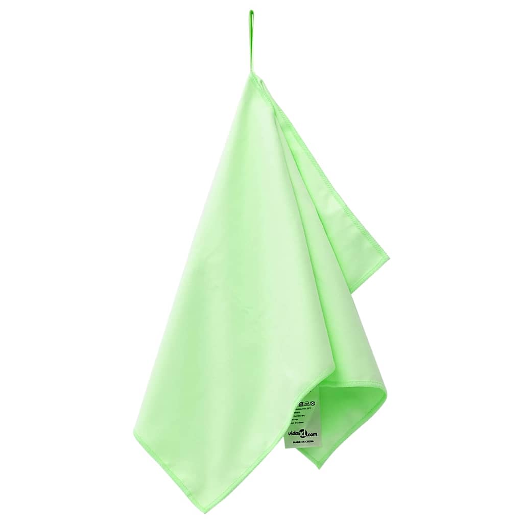 Sportski Ručnici 2 pcs Zelena 50 x 30 cm Poliester i poliamid