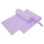 Sportski Ručnici 2 pcs Ljubičasta 200 x 100 cm