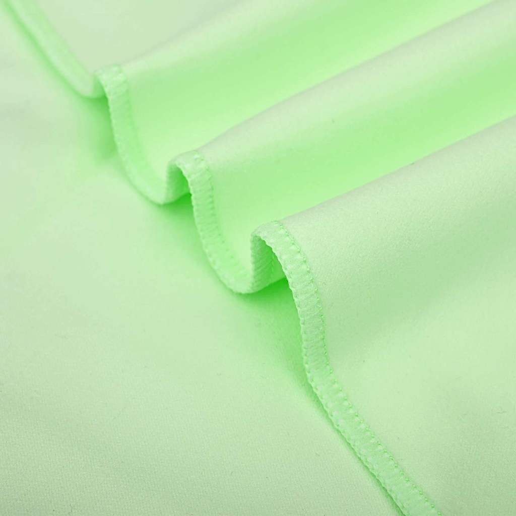 Set sportskih ručnika 2 pcs Zelena tkanina