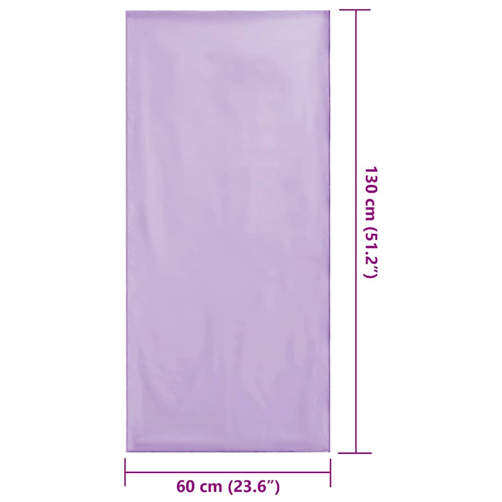 Vanjski ručnici za stolice 2 pcs Ljubičasta 130 x 60 cm