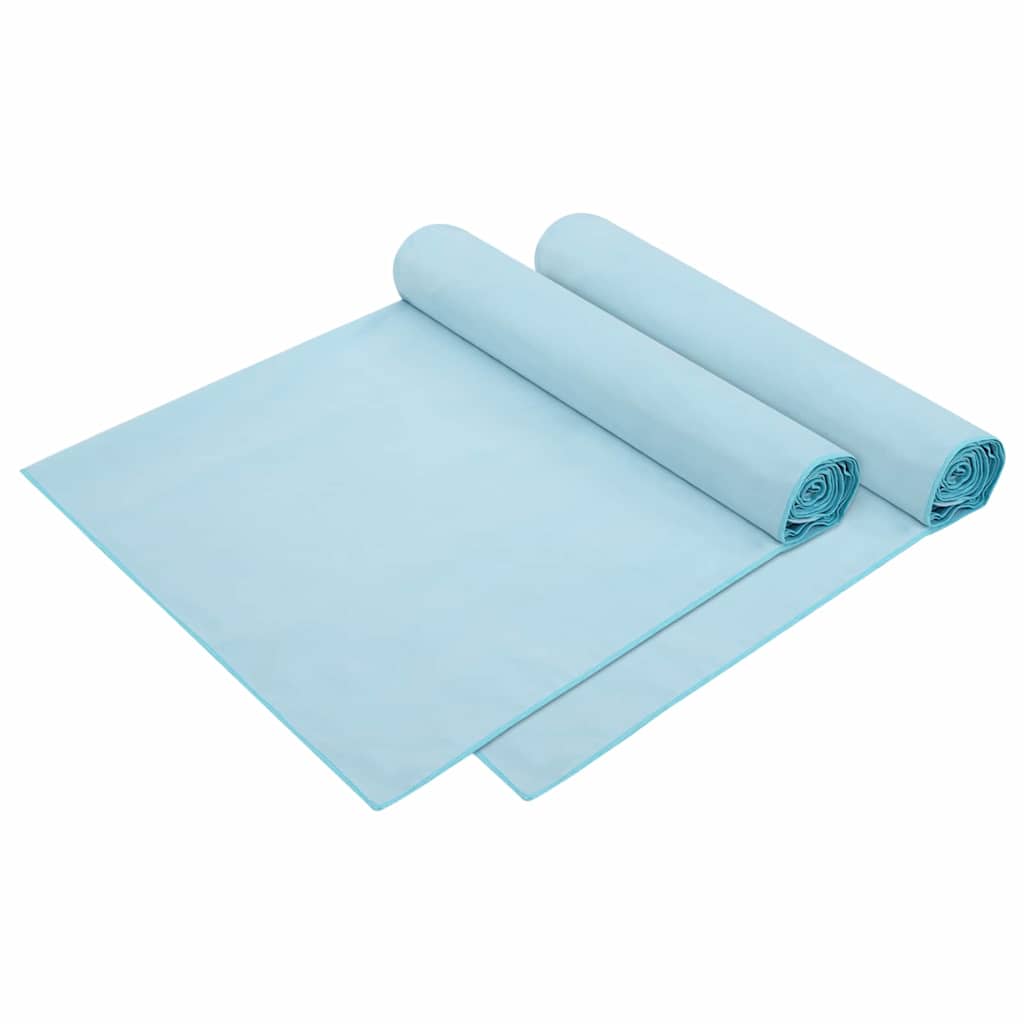 Ručnici za ležaljku 2 pcs Plava 210 x 75 cm