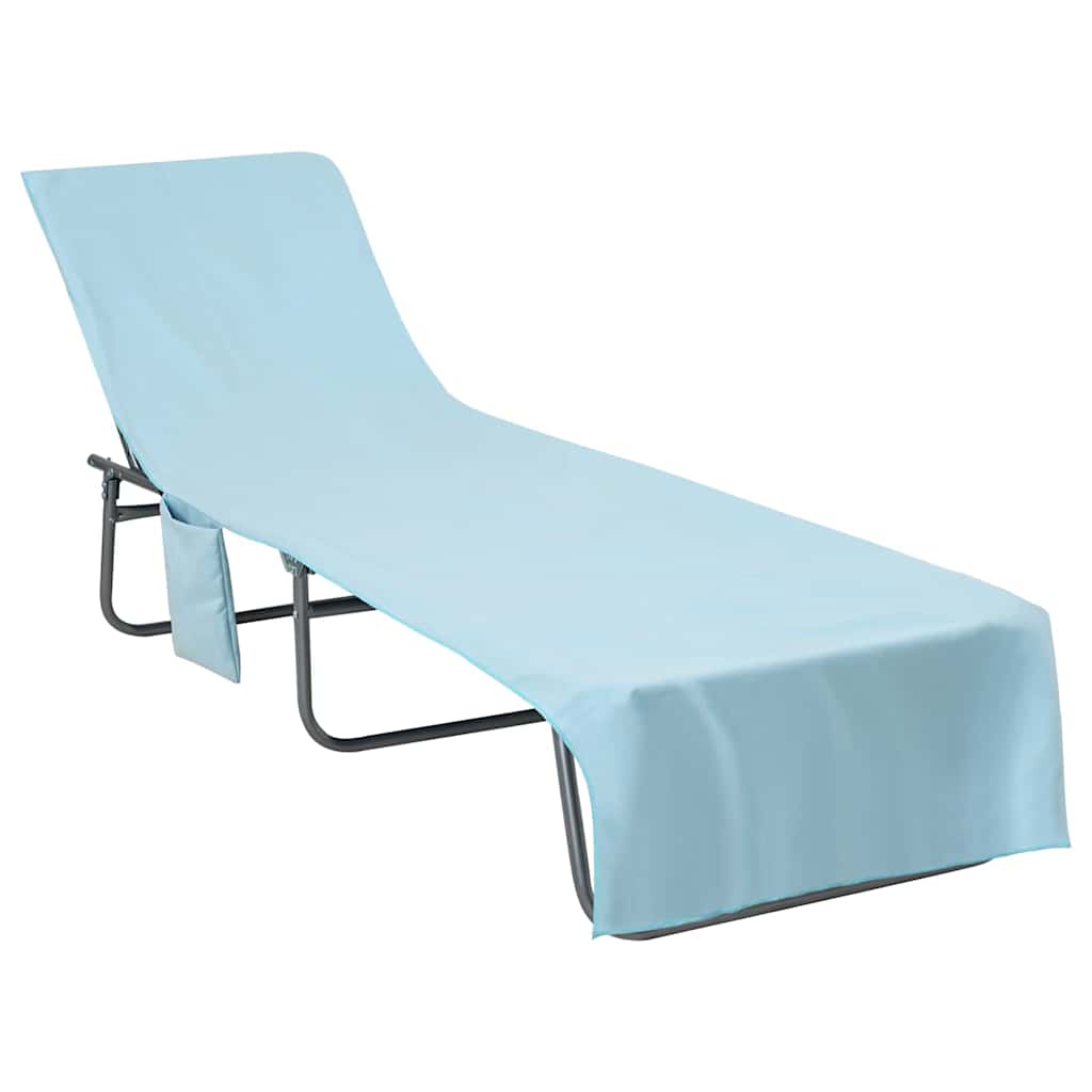 Ručnici za ležaljku 2 pcs Plava 210 x 75 cm