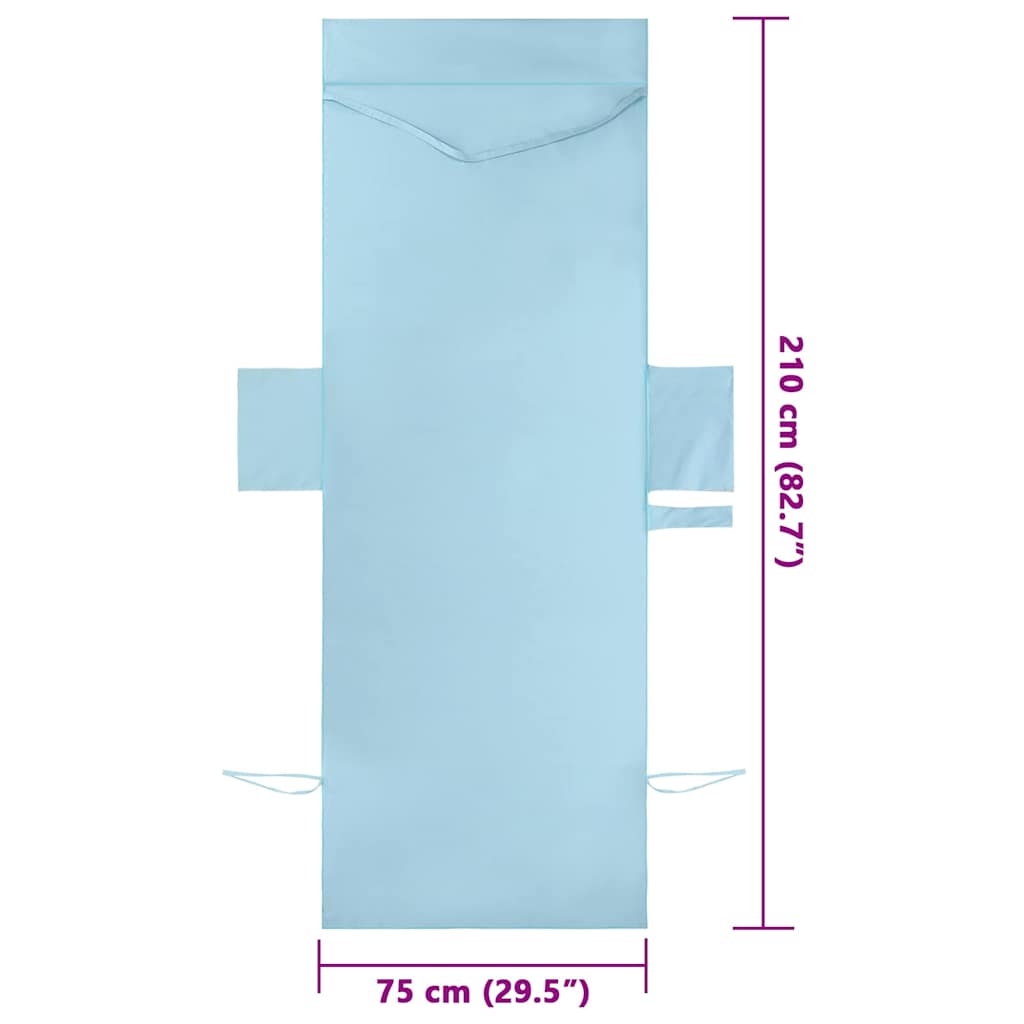 Ručnici za ležaljku 2 pcs Plava 210 x 75 cm