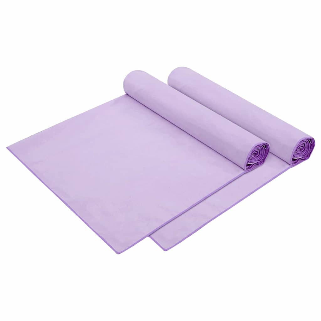 Ručnici za ležaljku 2 pcs Ljubičasta 210 x 75 cm