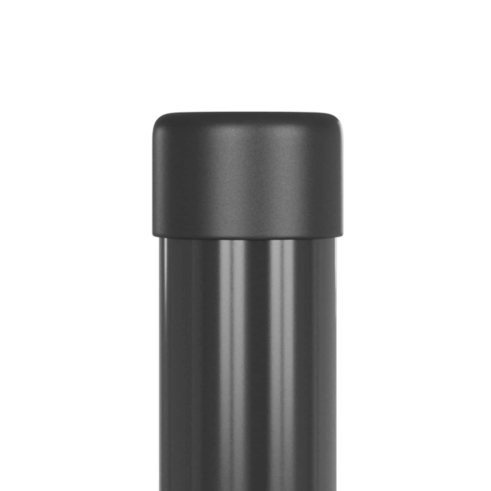 Stup za ogradu 12 pcs Siva 60 cm Čelik s praškastim premazom
