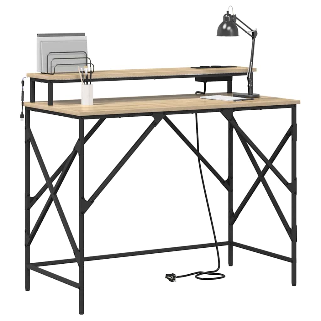 Stol Sonoma hrast 100 x 50 x 86,5 cm Konstruirano drvo