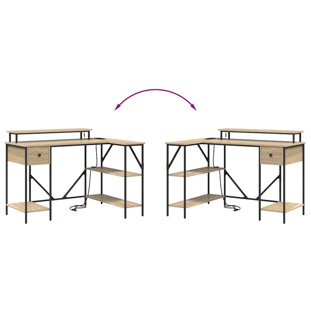 Stol Sonoma hrast 120 x 79 x 86,5 cm Konstruirano drvo