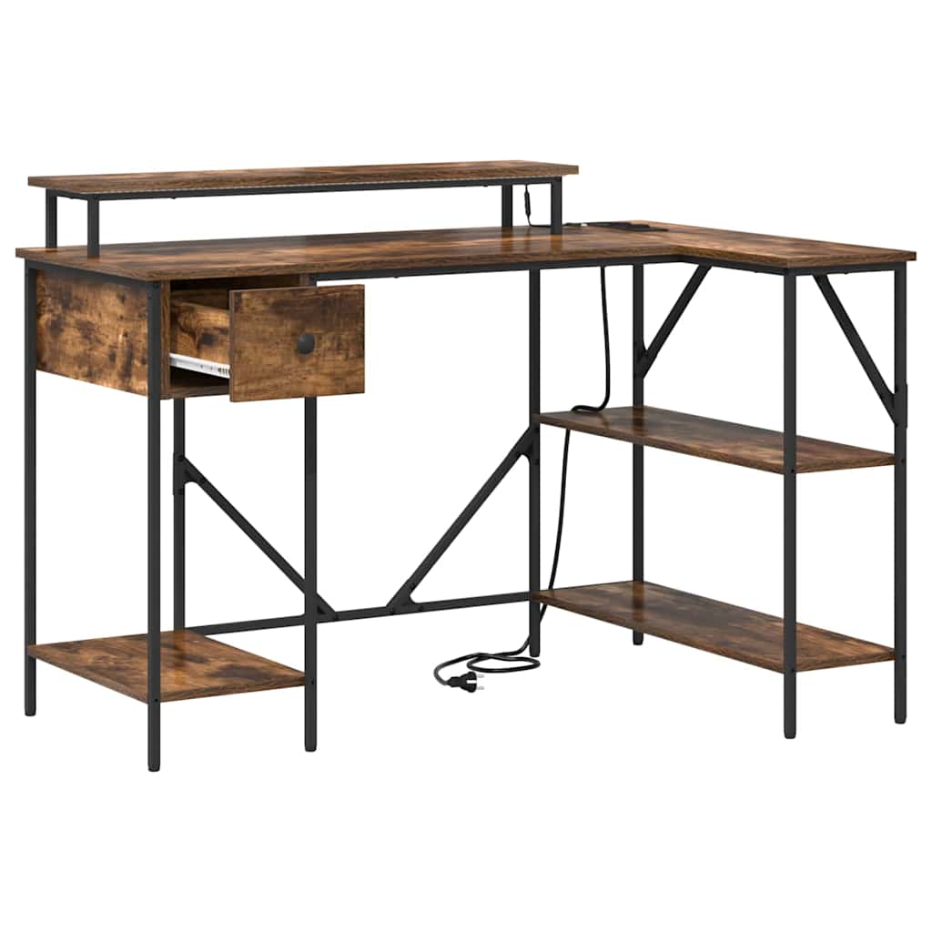 Stol Dimljeni hrast 120 x 79 x 86,5 cm Konstruirano drvo