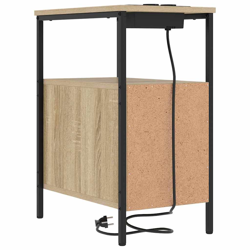 Noćni ormar s ladicama 2 pcs Sonoma hrast 30 x 48 x 61 cm